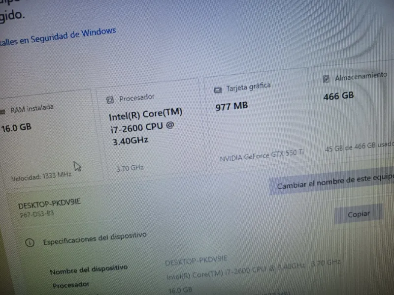 PC Escritorio Semi-Gamer i7-2600 afbeelding 4