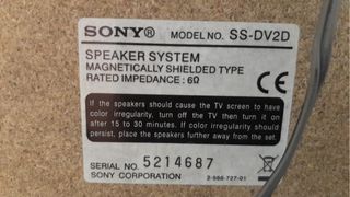 Altavoces Sony 50W (Par)