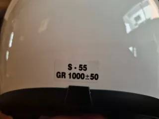 Casco de moto DMD  blanco brillo Talla S