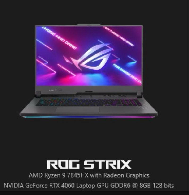 Portátil Gaming Asus ROG STRIX
