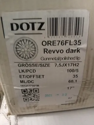 Llantas Dotz Revvo Dark 17 5x100