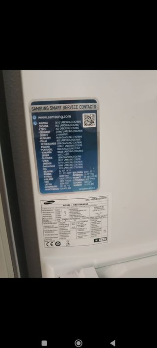 Frigorífico Samsung Inverter Plateado