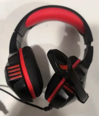 Auriculares Garming Hunterspider V-3 Rojo/Negro