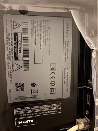 Samsung Curva UE49KS7500 para reparar