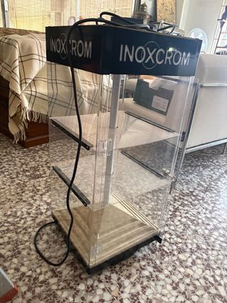 Expositor giratorio INOXCROM luminoso