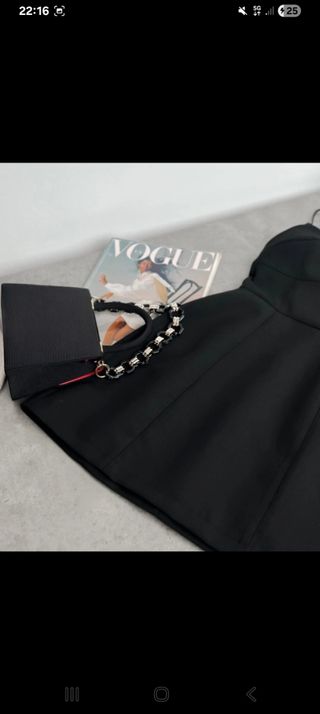 Vestido Negro Zara