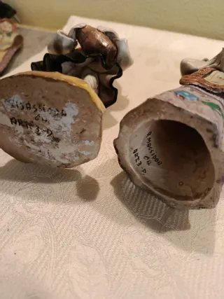 Statuine vintage coppia