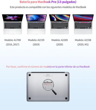 Batería MacBook Pro 13 A1708 (2016-2017) /A1713