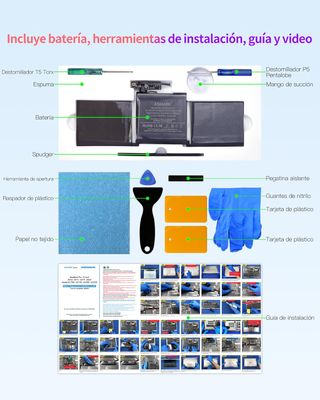 Batería MacBook Pro 13 A1708 (2016-2017) /A1713