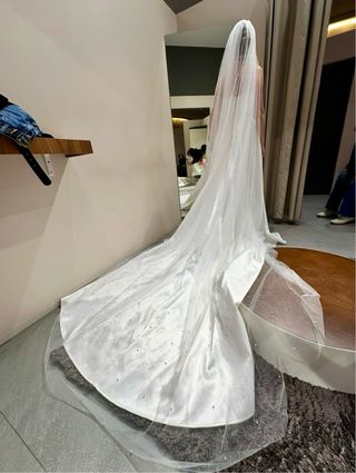 Vestido Novia Milla Nova 2 en 1 + 2 Velos