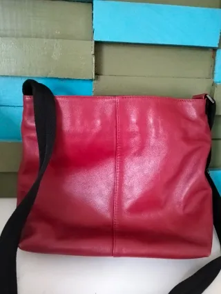 Borsa Caterina Lucchi vera pelle rossa