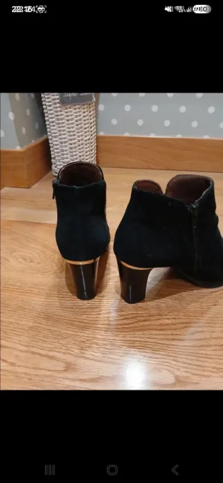 Botines Pitillos, de ante y piel,muy comodos