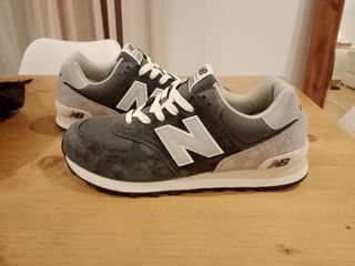 Zapatillas New Balance Gris y Blanco
