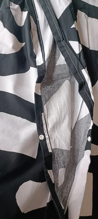 Funda Nórdica Diseño Abstracto Blanco y Negro Ikea