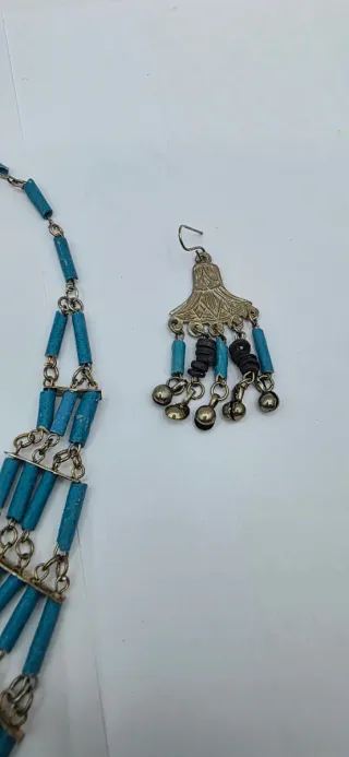 Set Etnico Collana Pettorale e Orecchini