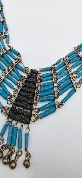 Set Etnico Collana Pettorale e Orecchini