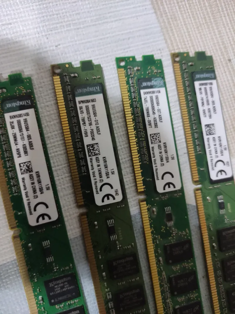 4 Módulos RAM Kingston DDR3 afbeelding 3
