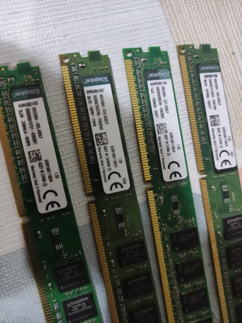 4 Módulos RAM Kingston DDR3 afbeelding 4