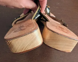 Infradito cuoio donna n.37