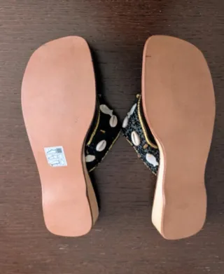 Infradito cuoio donna n.37