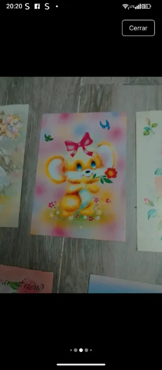 Portadas cartas olor años 90