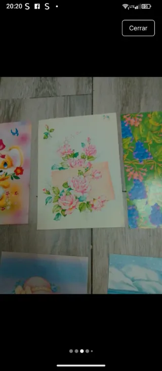 Portadas cartas olor años 90