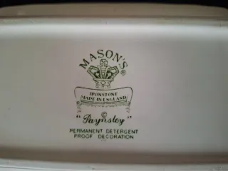 ANTIGUA MANTEQUILLERA CERÁMICA INGLESA MASON'S