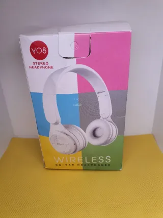 Auriculares YO8 Blancos Estéreo