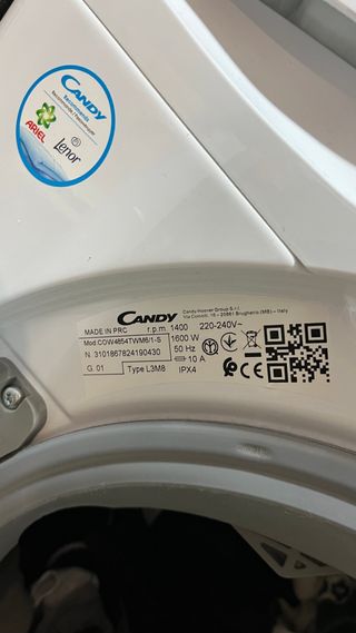 Lavadora Secadora Candy Smart Inverter