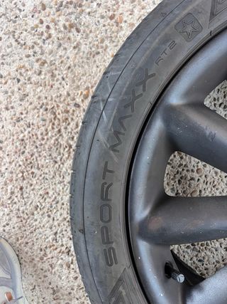 Llantas MINi 17”  con neumaticos al 65% de Dunlop