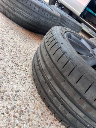 Llantas MINi 17”  con neumaticos al 65% de Dunlop