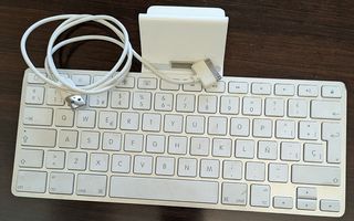 Teclado Apple iPad A1359 Plata/Blanco