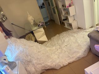 Traje de Novia Blanco con Pedrería