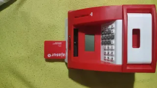 Hucha Cajero Automático Roja