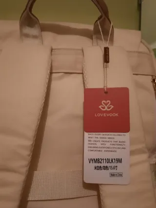 Mochila Lovevook Beige y Marrón