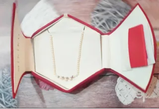 Collana Mikiko Oro 18kt Perle e Diamanti