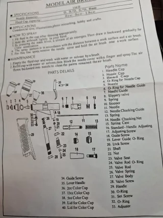 Aerógrafo AIR BRUSH con accesorios