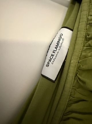 Vestido largo verde Space Flamingo