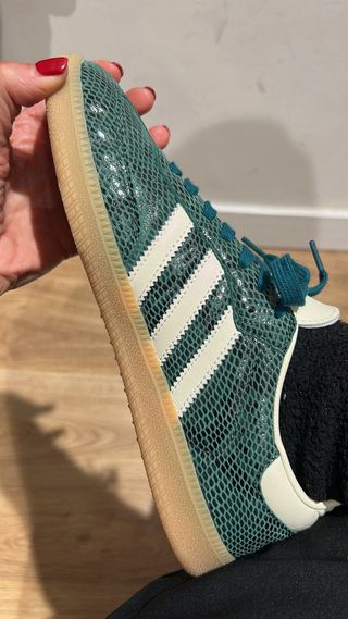 Zapatillas Adidas Samba Verde/Blanco