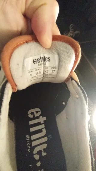 Zapatillas Etnies Skate Talla 42 Negro/Marrón