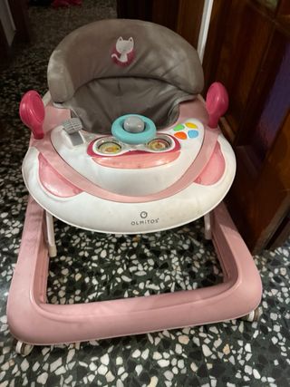 Andador bebé Olmitos rosa