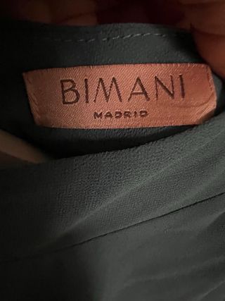 Blusa Bimani verde con lazada