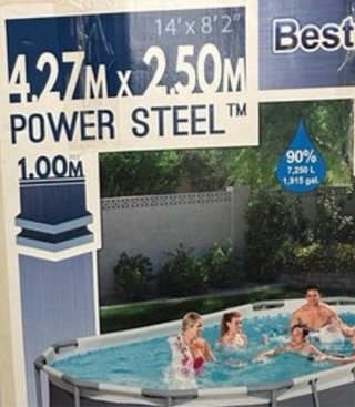 Piscina desmontable Bestway con depuradora y escal