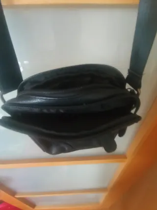 Bolso bandolera hombre negro