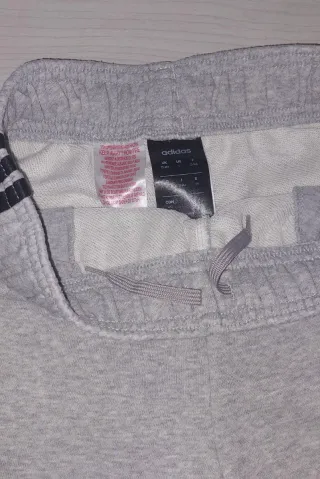 Pantalón corto Adidas niño gris