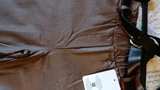 Pantaloni donna similpelle con cintura