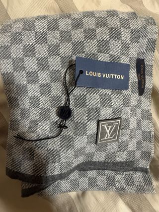 Bufanda Louis Vuitton Damier Gris