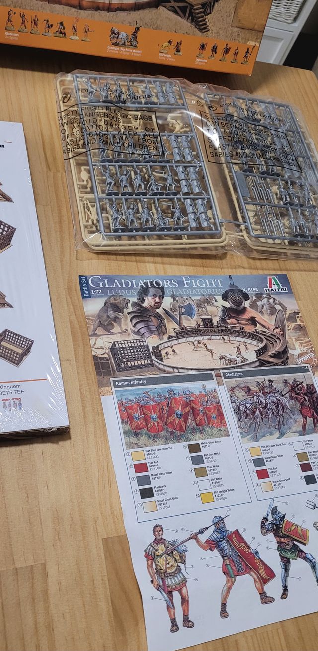 Maqueta Italeri Gladiators Fight 1:72