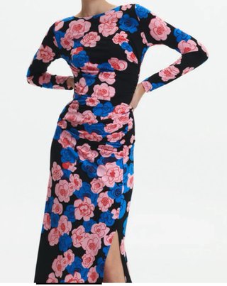 NUEVO vestido Largo Floral reserved S