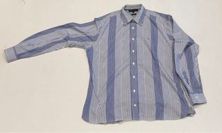 Camicia Tommy Hilfiger Uomo Righe Blu/Bianco